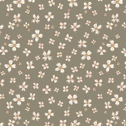 Daisy Blooms in Khaki