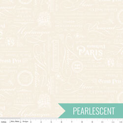 Text in Cream Pearl