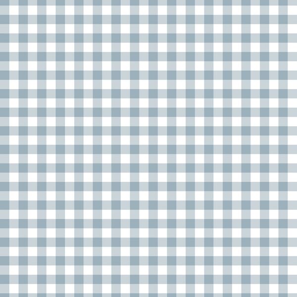 Little Spring Gingham in Slate Blue