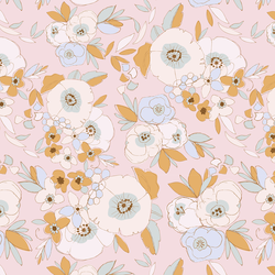 Dakota Flowers in Pastel Pink