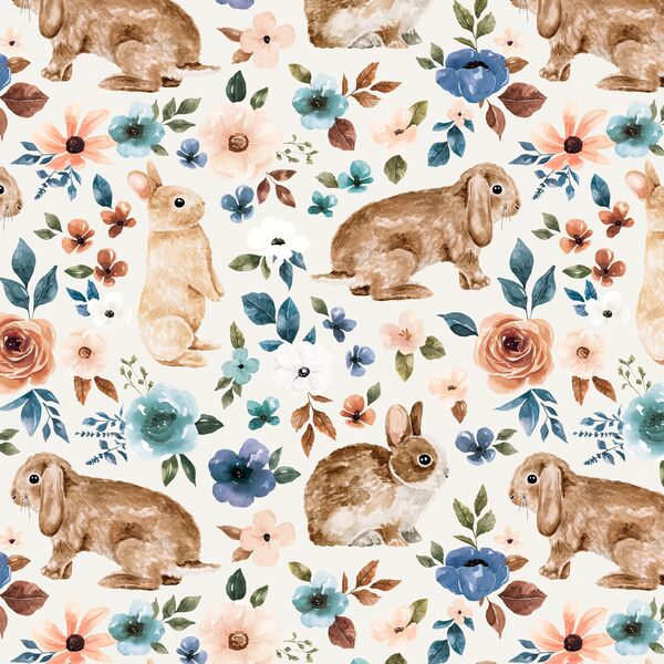 Bunnies in Royal Ivory