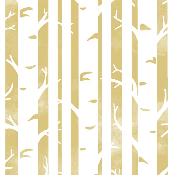 Big Birches in Honey