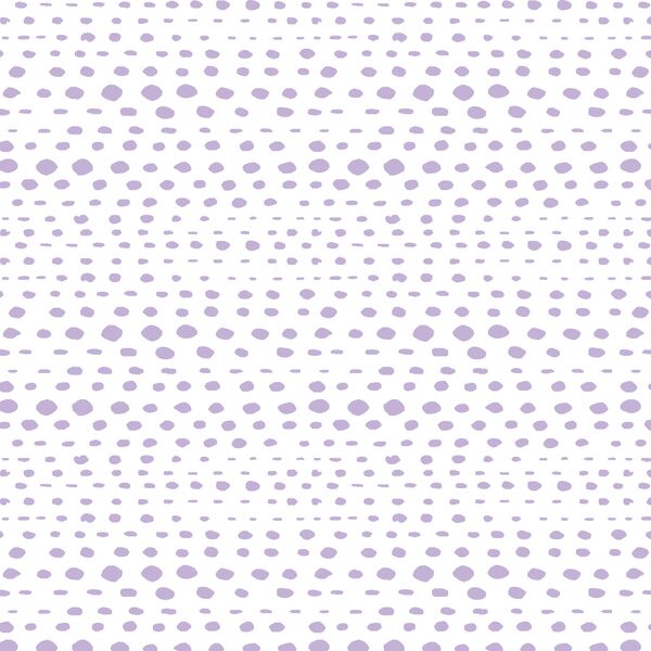 Little Skipping Stones in Lilac on White