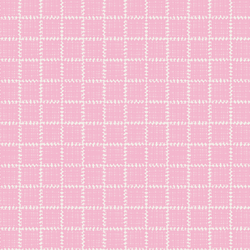 Stamped Plaid in Azalea Blooms