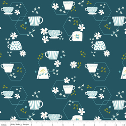 Tea Time in Colonial Blue
