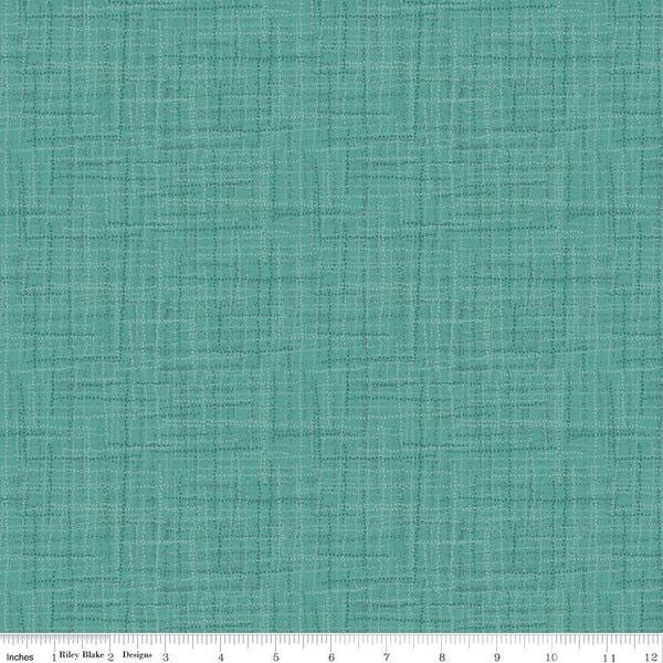 Grasscloth Cottons in Sea Glass