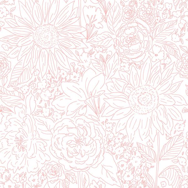Paperie in Sweet Candy Pink on White