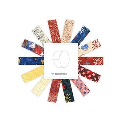 Spark of Celebration Batiks Old Glory 2.5" Strip Roll in B