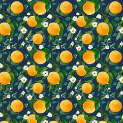 Small Oranges in Navy