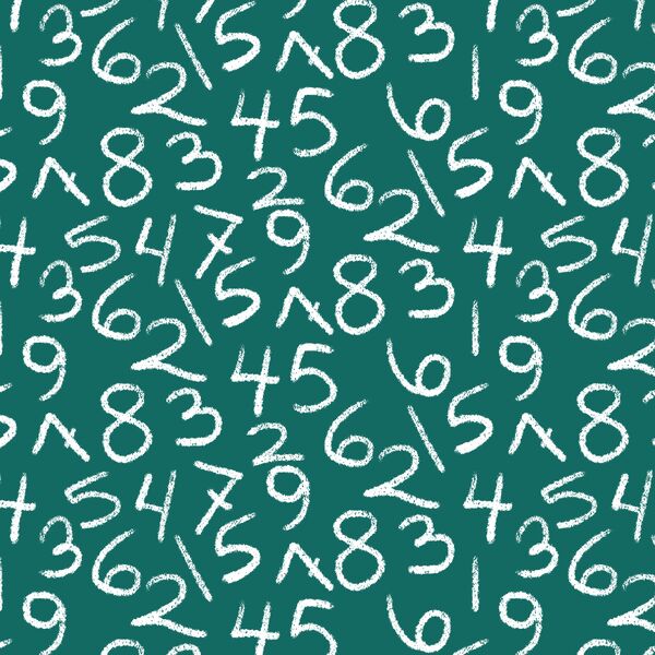 Tossed Numbers in Emerald