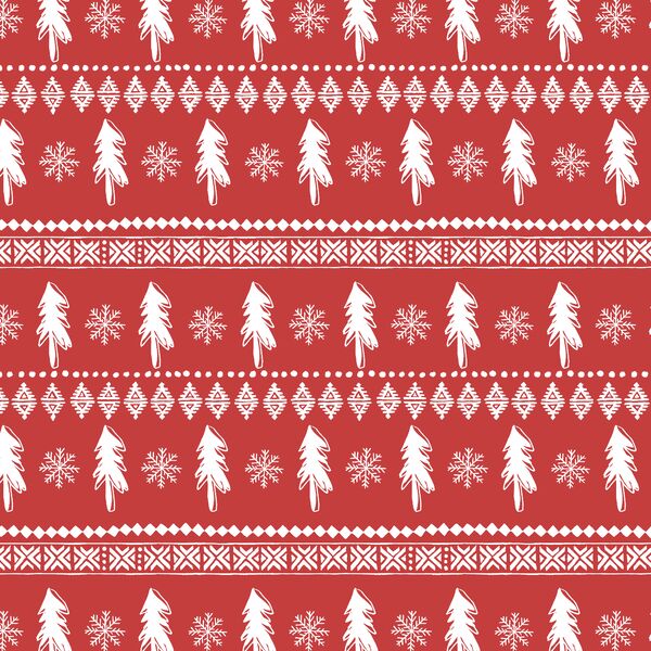 Little Festive Sweater in Dark Geranium