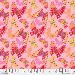 Butterfly Brooch in Pink