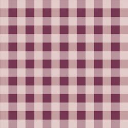Gingham in Mulberry