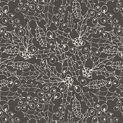 Holly Sketch in Iron
