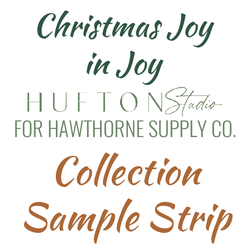 Christmas Joy Sample Strip in Joy