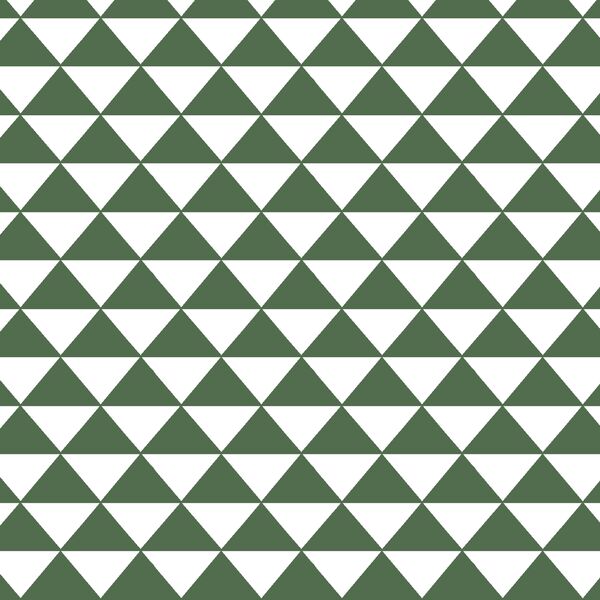 Triangle Mosaic in Kale