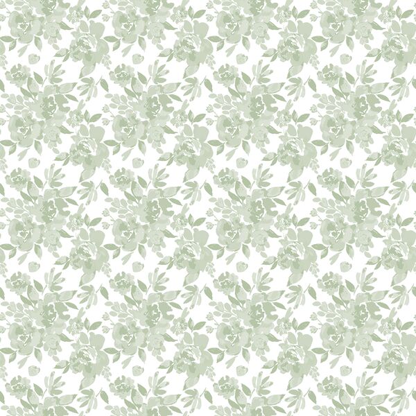 Small Royal Garden in Pastel Sage