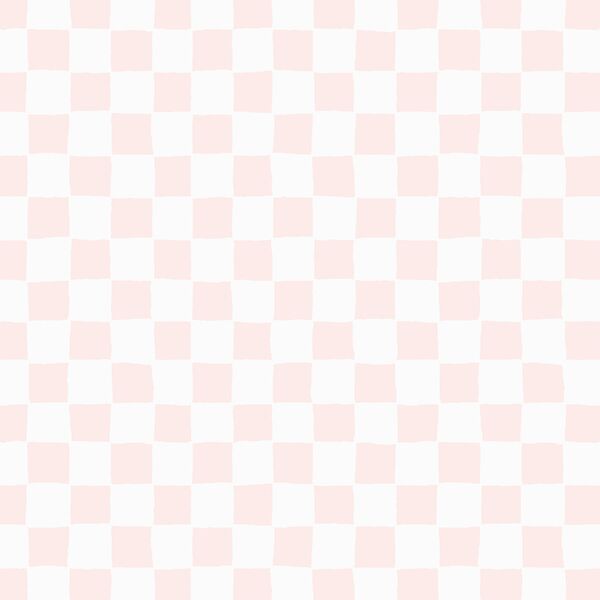 Painted Checker in Blush Pink