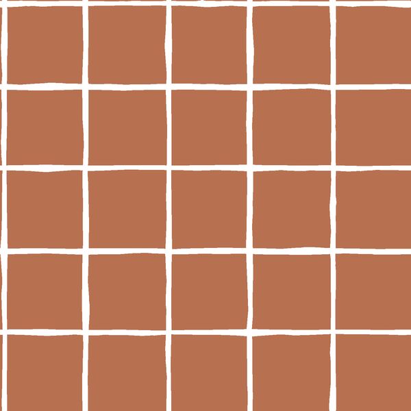 Windowpane in Terracotta