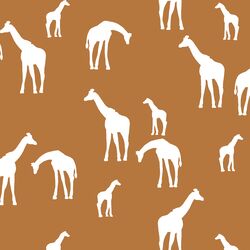 Giraffe Silhouette in Ginger