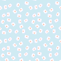 Love Letters in Aqua