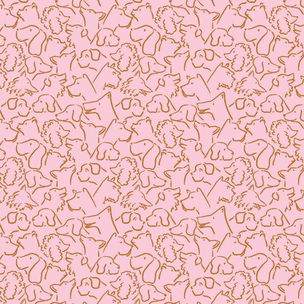 Happy Dogs in Bubblegum