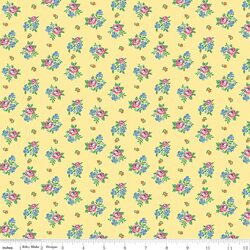 Scattered Floral in Yellow