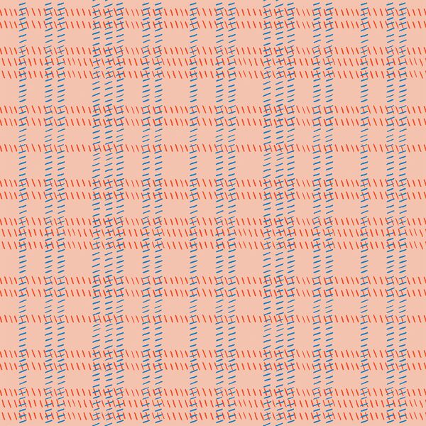 Summertime Plaid in Rosy
