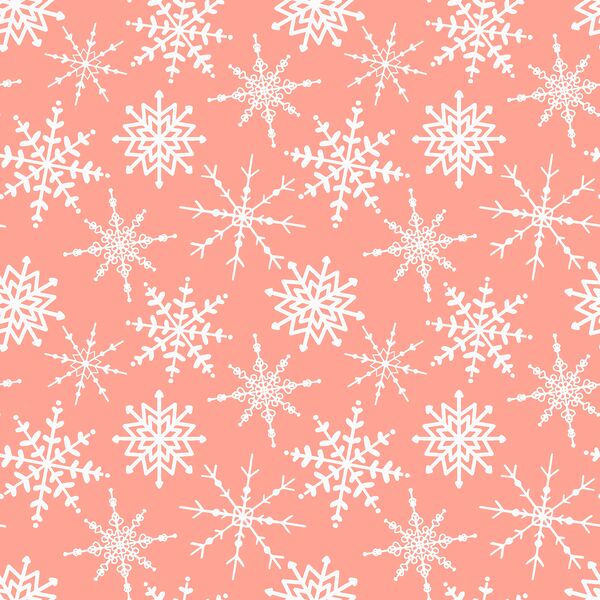 Snowflakes in Rosy