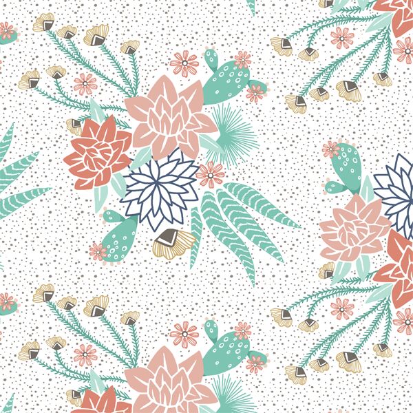 Mojave Blooms in White