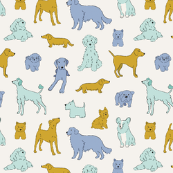 Dog Sketches in Sky