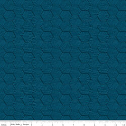 Hexagon Texture in Midnight