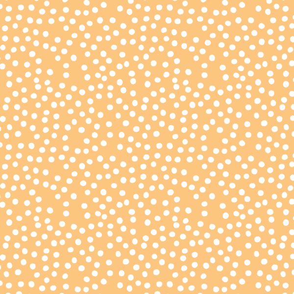 Little Tossed Dot in Creamsicle