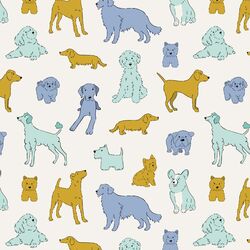 Dog Sketches in Sky