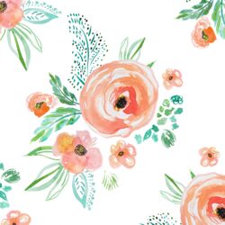 Summer Bouquet in Coral