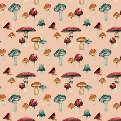 Mushroom Forest in Pink