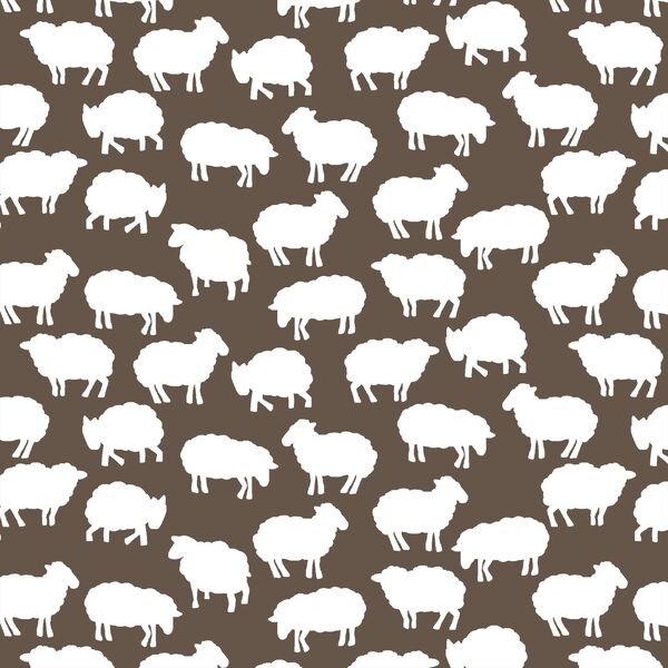 Sheep Silhouette in Timber