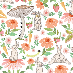 Bunny Garden in Spring