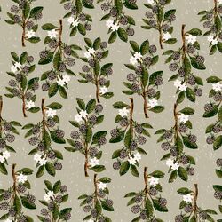 Small Blackberry Branches in Sea