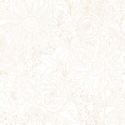 Paperie in Garden Blush on White