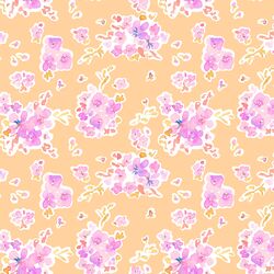 Little Fuchsia Blossom in Clementine