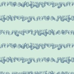 Ruffle Stripe in Cloud Blue