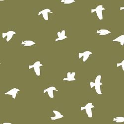 Flock Silhouette in Jungle