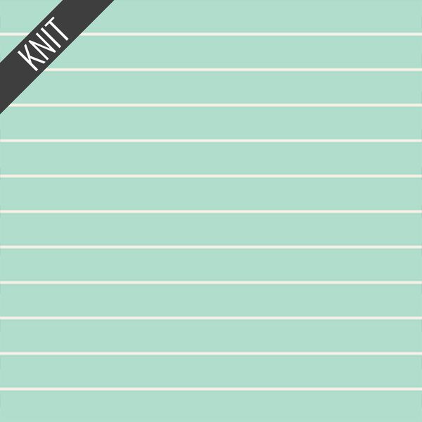 Striped Sleek Knit in Mint