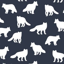 Fox Silhouette in Eclipse