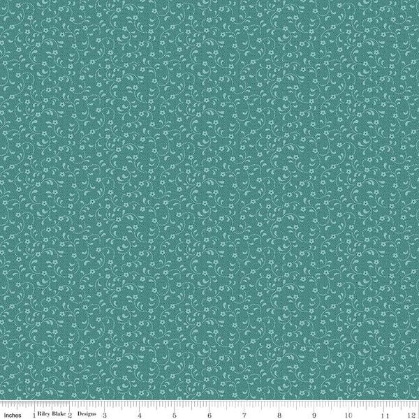 Floret in Teal