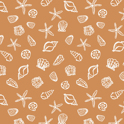 Shells in Golden Brown