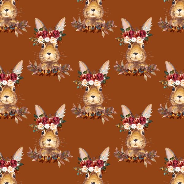 Little Autumn Hare in Cinnamon