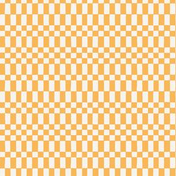 Large Neo Checkerboard in Amber Yellow