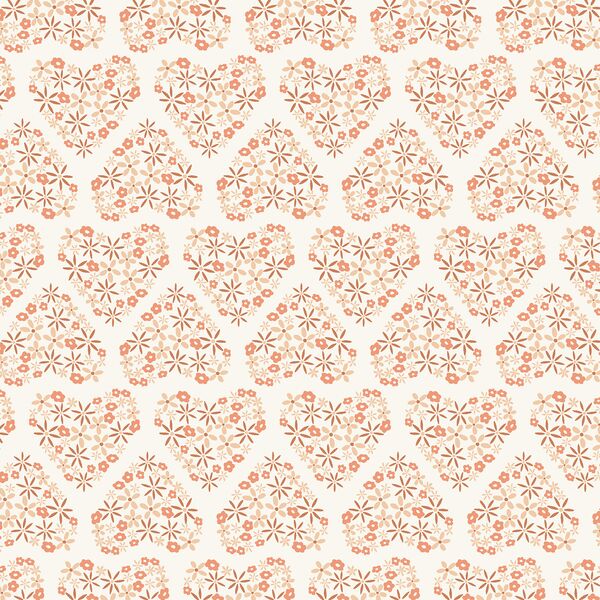 Little Hearts of Flower in Blushing
